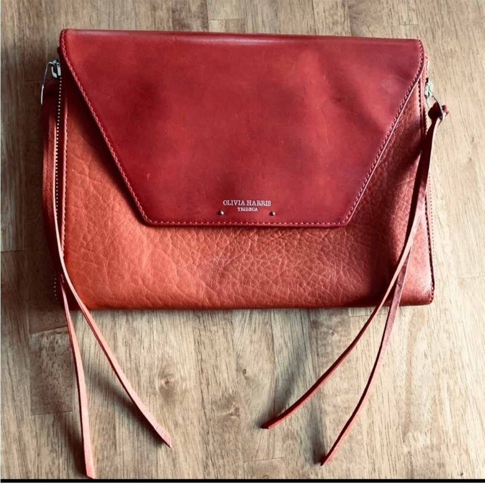 Olivia Harris Tribeca Orange Handbag